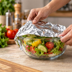 Aluminium Foil Paper Roll for Food Wrapping, Baking & Kitchen Use (18 Mtr)