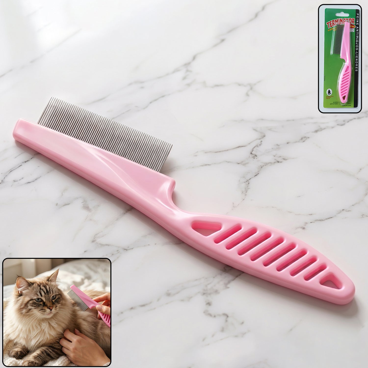 Pet dog hair removal comb
