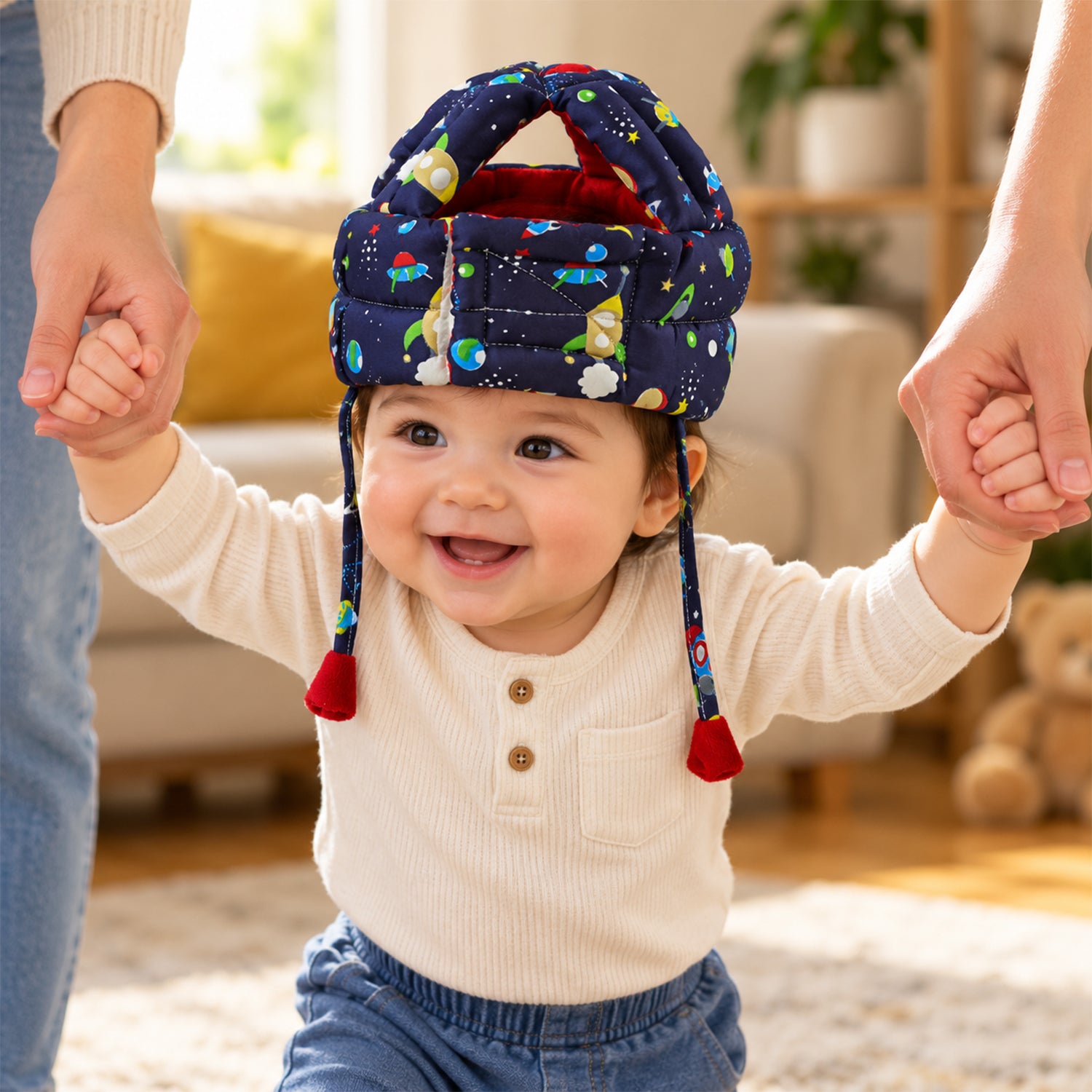Baby Safety Helmet for Crawling & Walking Protection - 1 Pc