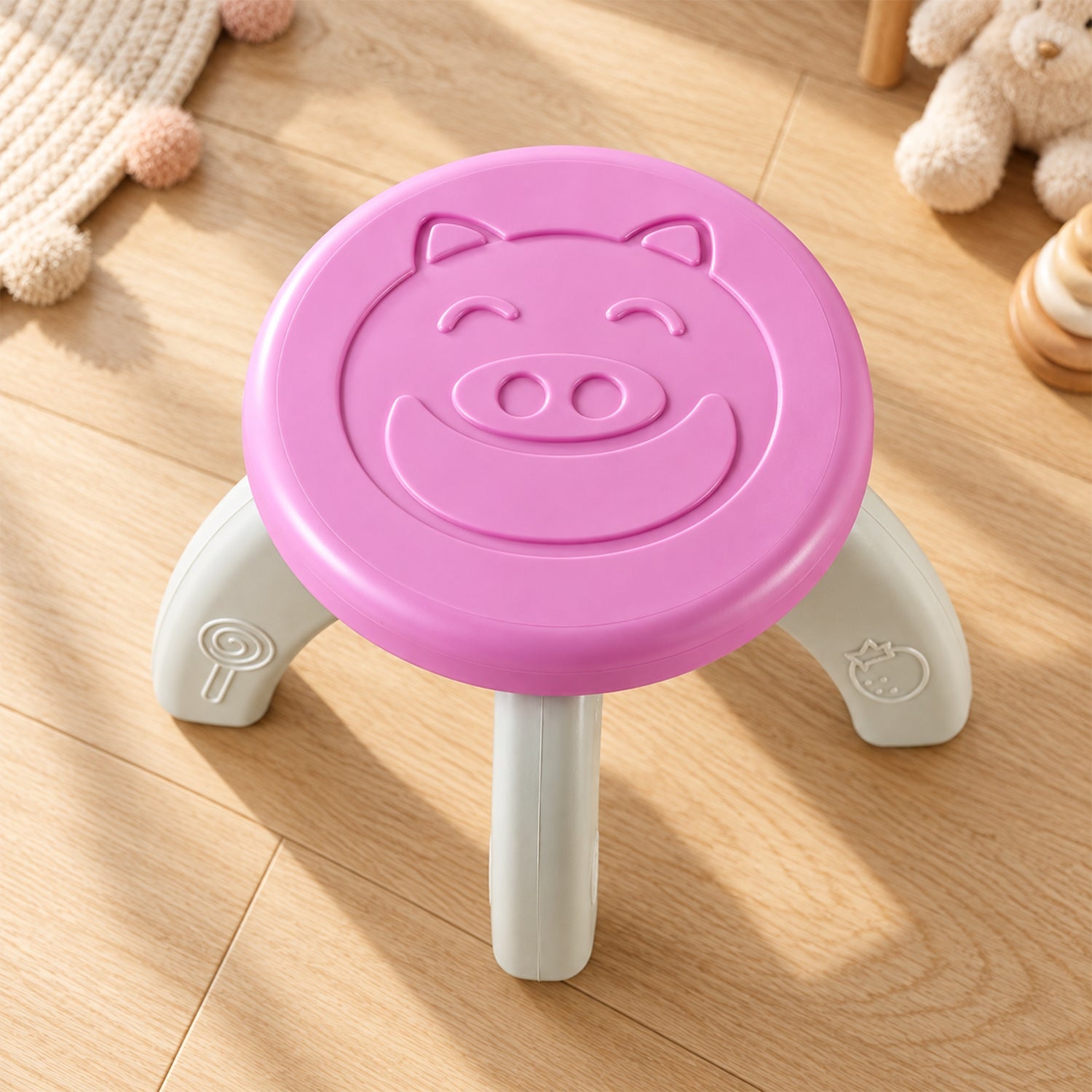 Display of detachable dismantle baby desk chair.