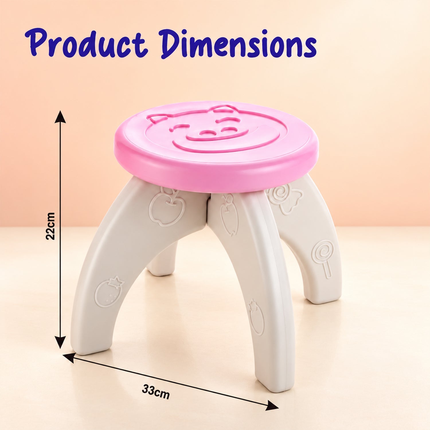Details of detachable dismantle baby desk chair.