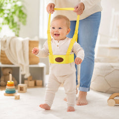 Baby walking harness with padded waist for toddler support
