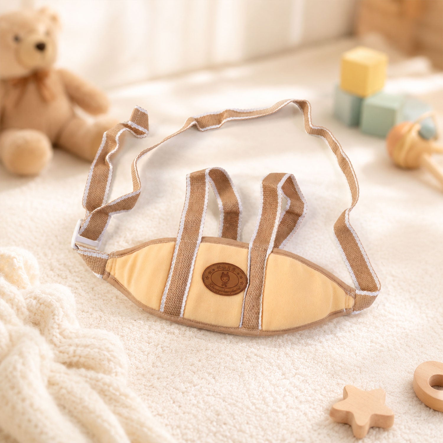 Lightweight baby walk learning harness in breathable fabric