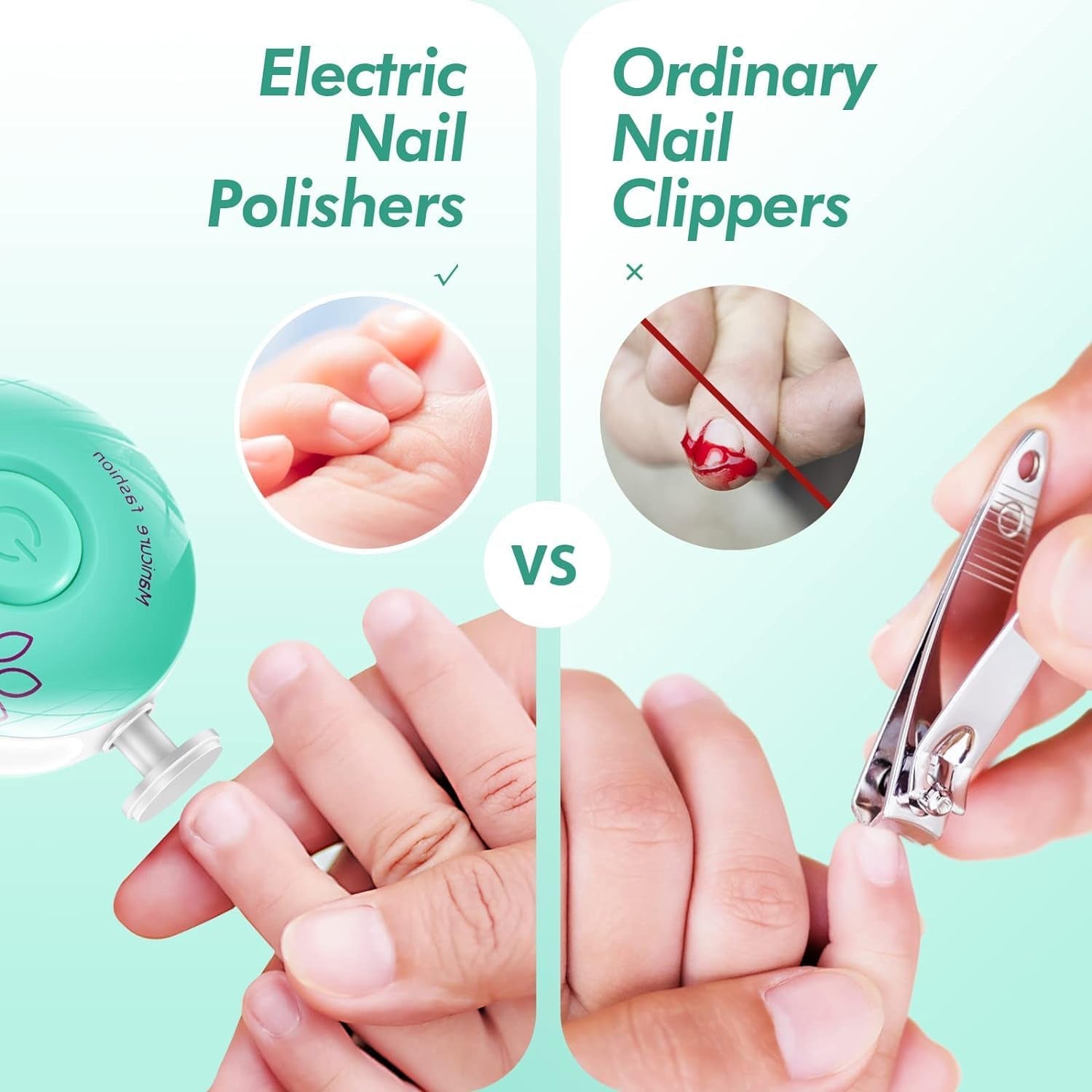 Baby Electric Manicure & Nail Care Set