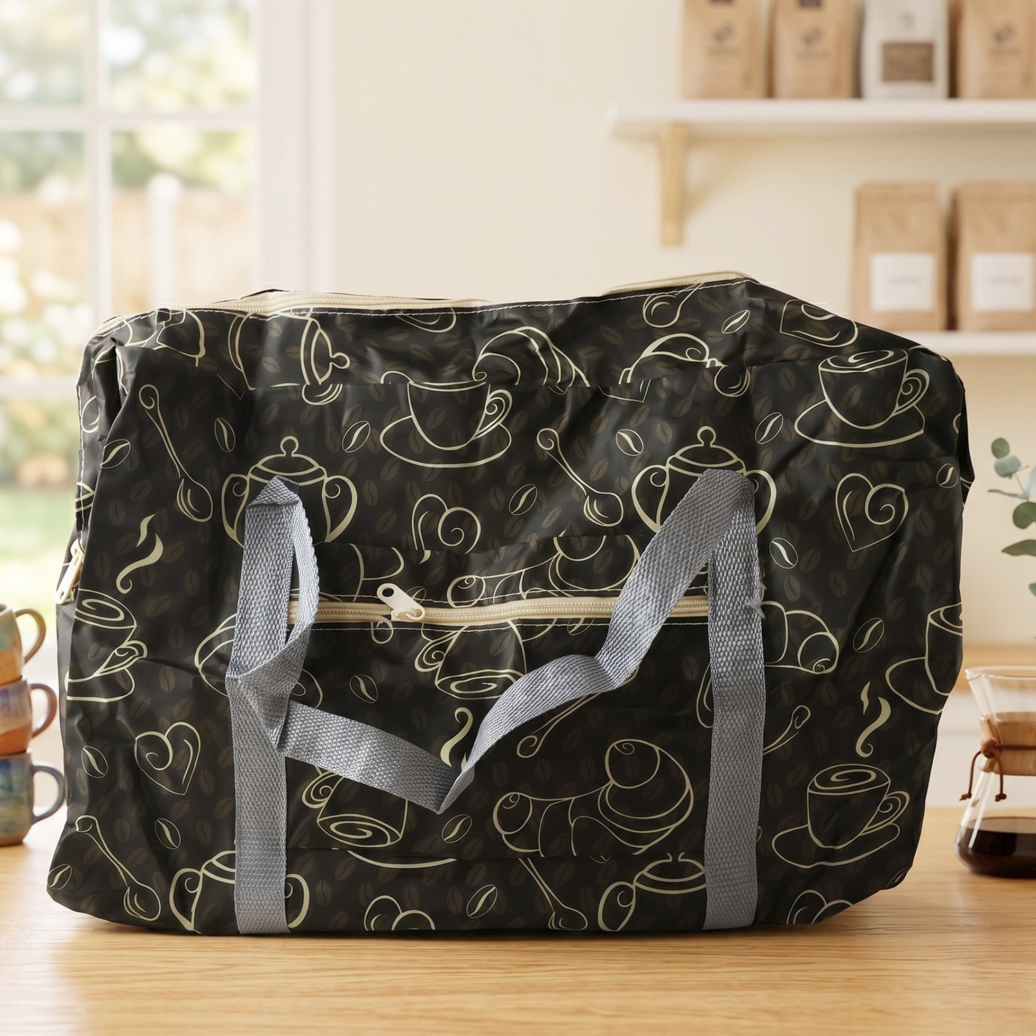 Multipurpose Foldable Storage Bag 45x30cm Travel Organizer with Handles (1 Pc)