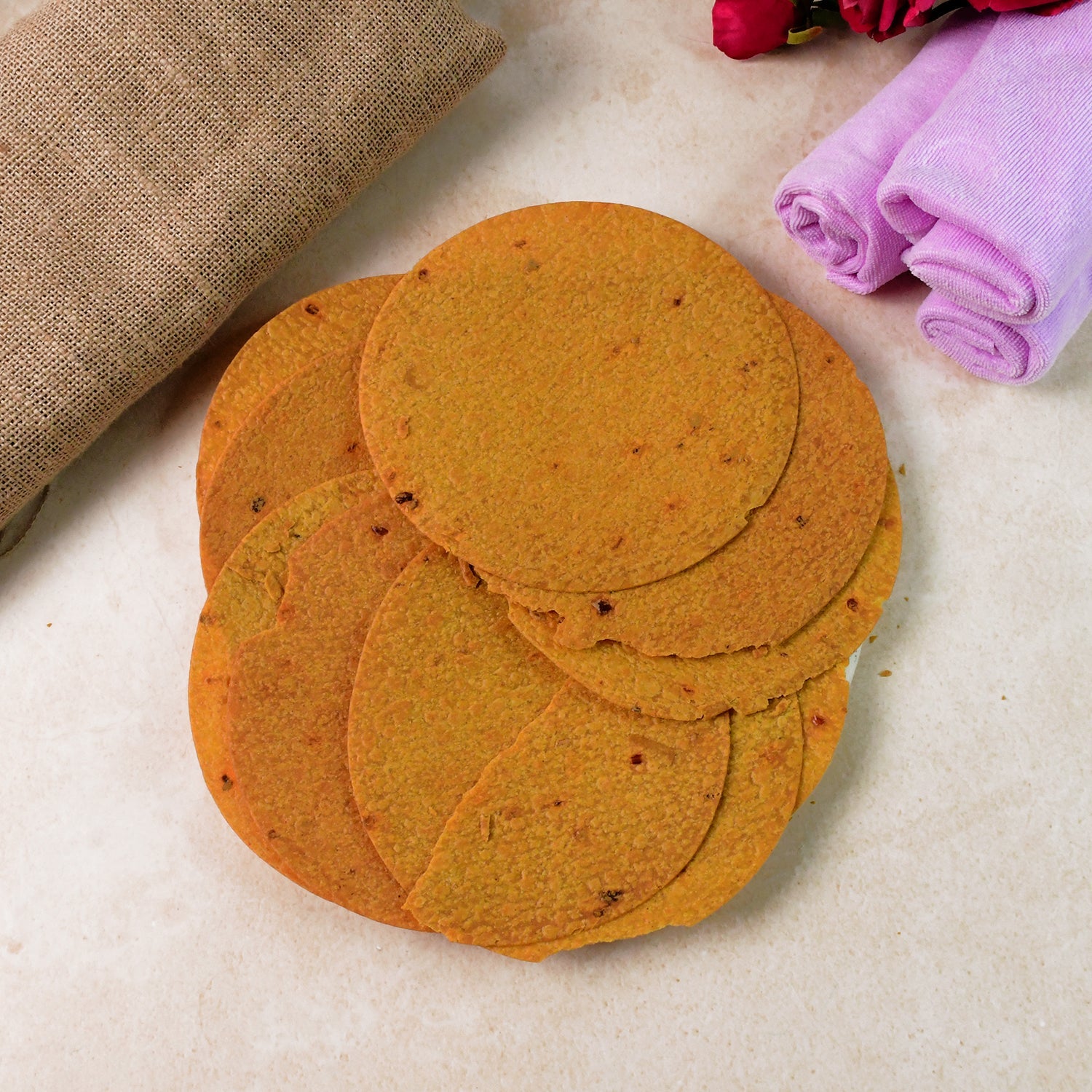 Maniarr's Bajri Khakhra presented as a wholesome and flavorful Indian snack.