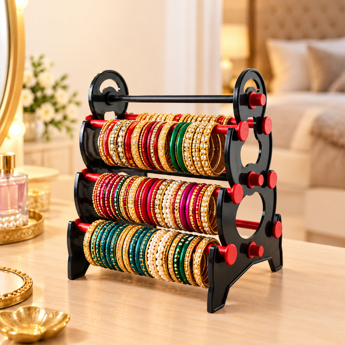 Bangle Stand 3 Step Bangle Storage Organizer Suitable For Display & Home
