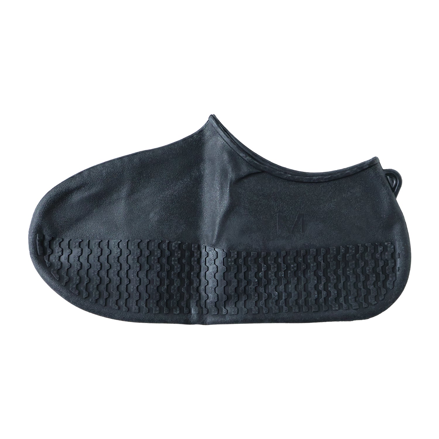 Waterproof Silicone Shoe Cover Black Color (1 Pair, Medium Size)