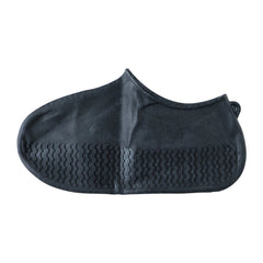 Waterproof Silicone Shoe Cover Black Color (1 Pair, Medium Size)
