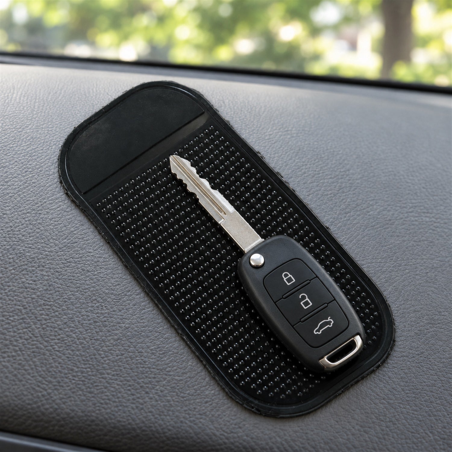 Large Transparent Non-Slip Silicone Dashboard Mat for Car
