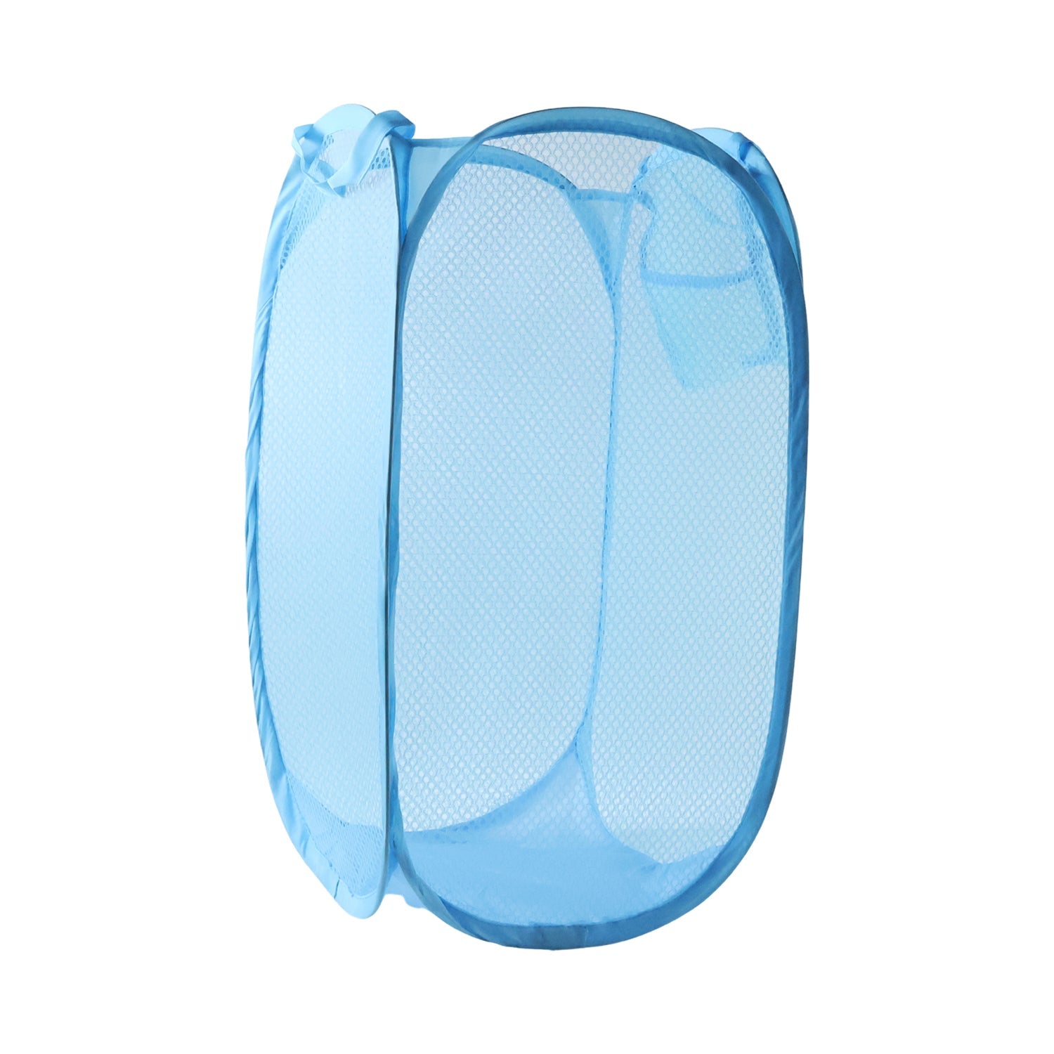 Large Mesh Pop Up Laundry Basket Clothes Storage Hamper (1 Pc, 54x30cm)