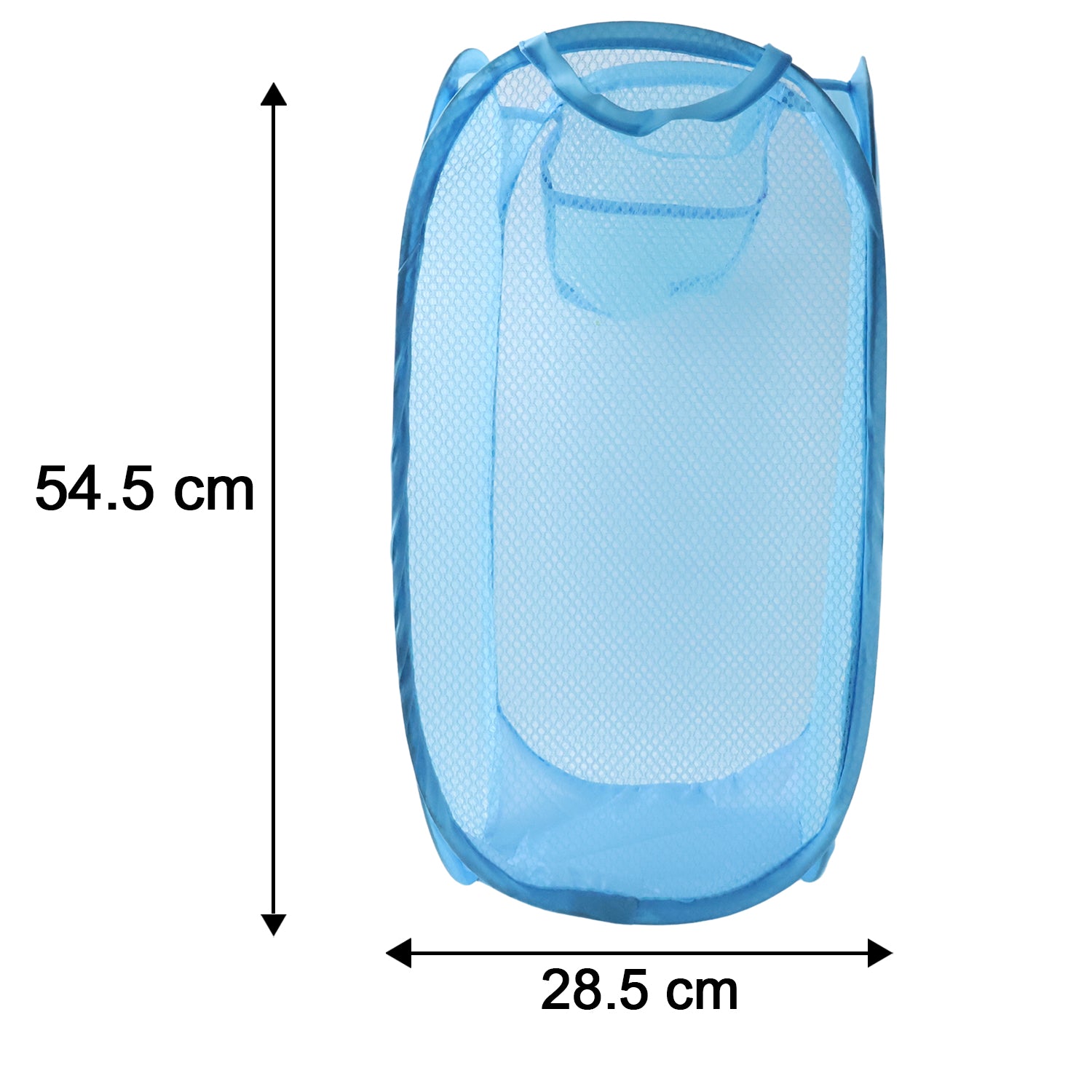 Large Mesh Pop Up Laundry Basket Clothes Storage Hamper (1 Pc, 54x30cm)