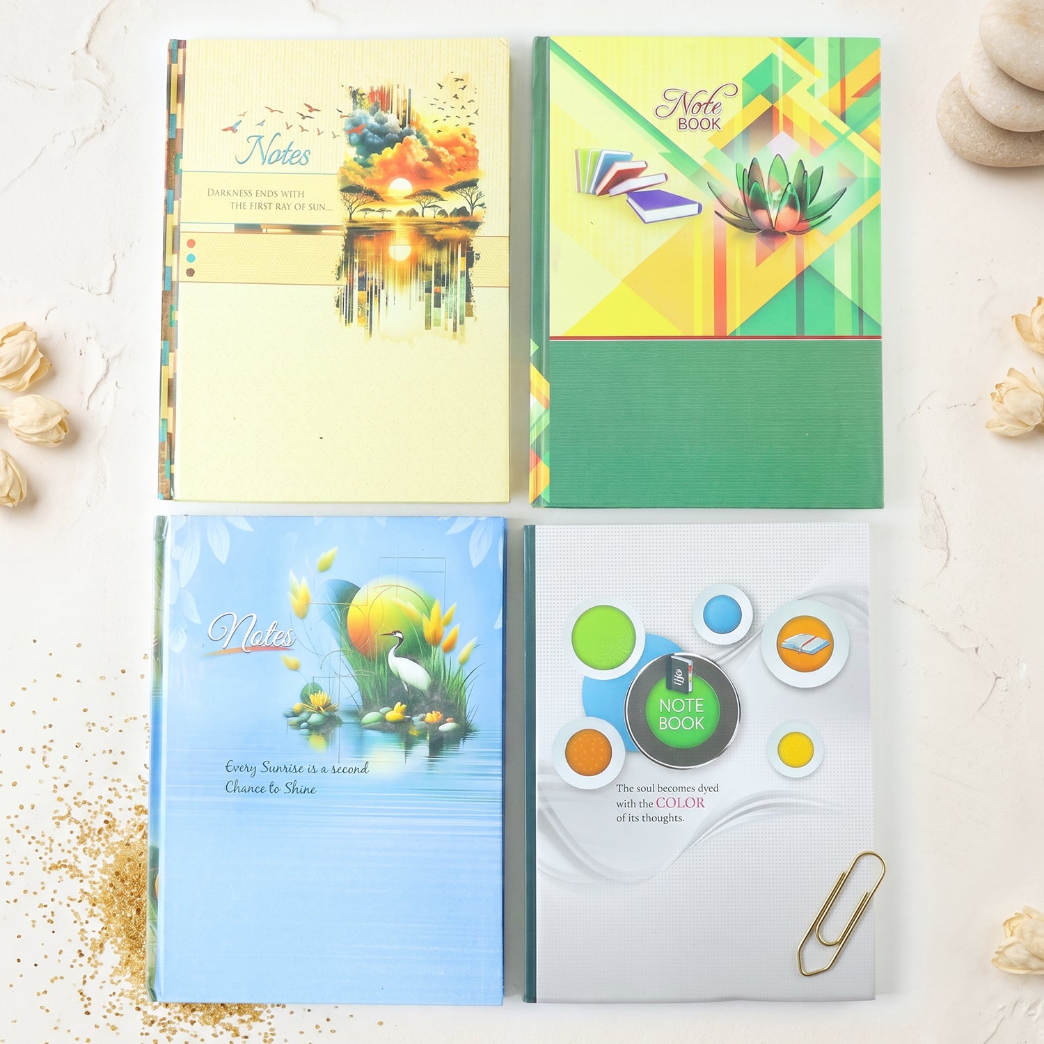 Hardbound Ruled Notebook (1 Pc / 100 Pages / 240x180mm)