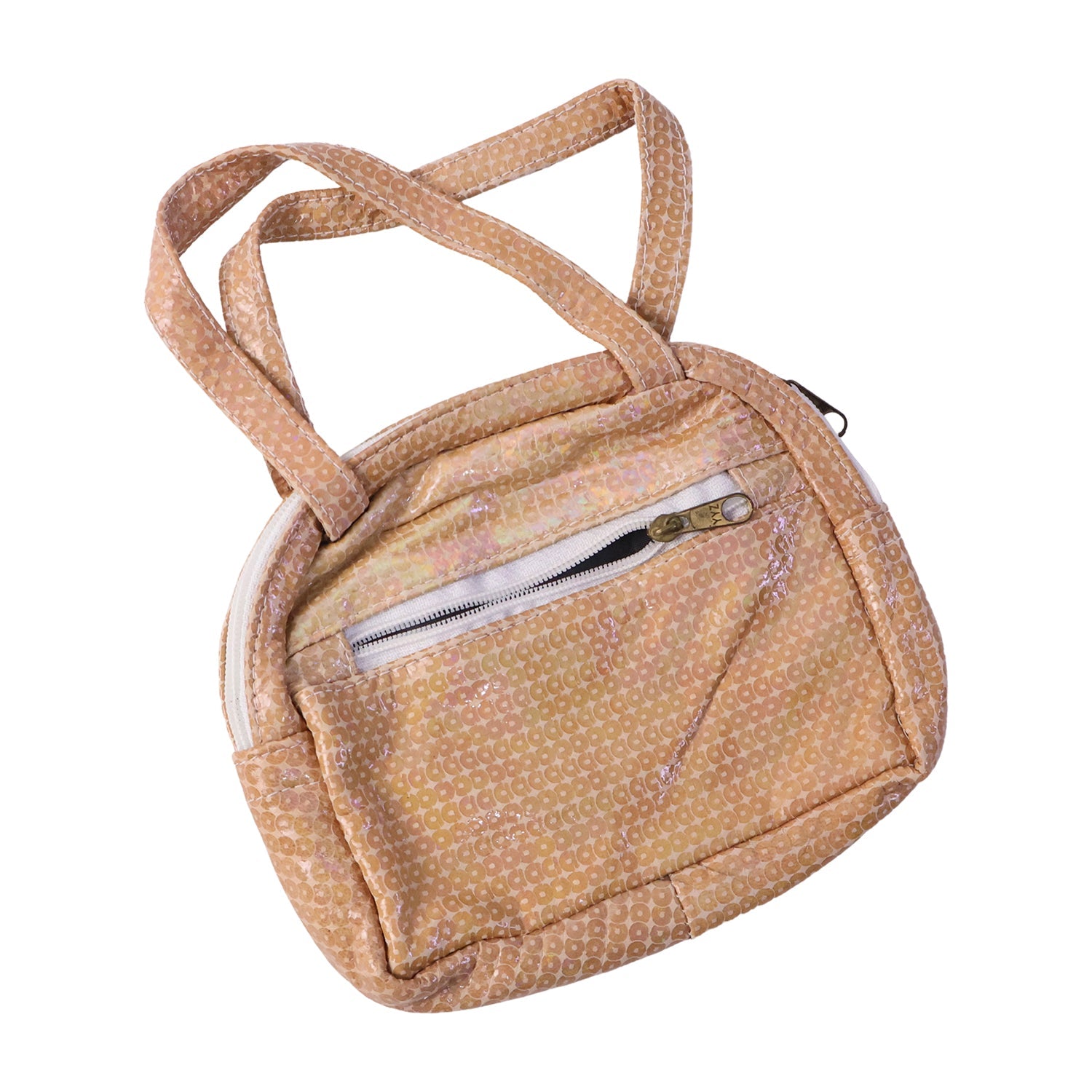 Fashion mini purse for girls with zipper closure and handle