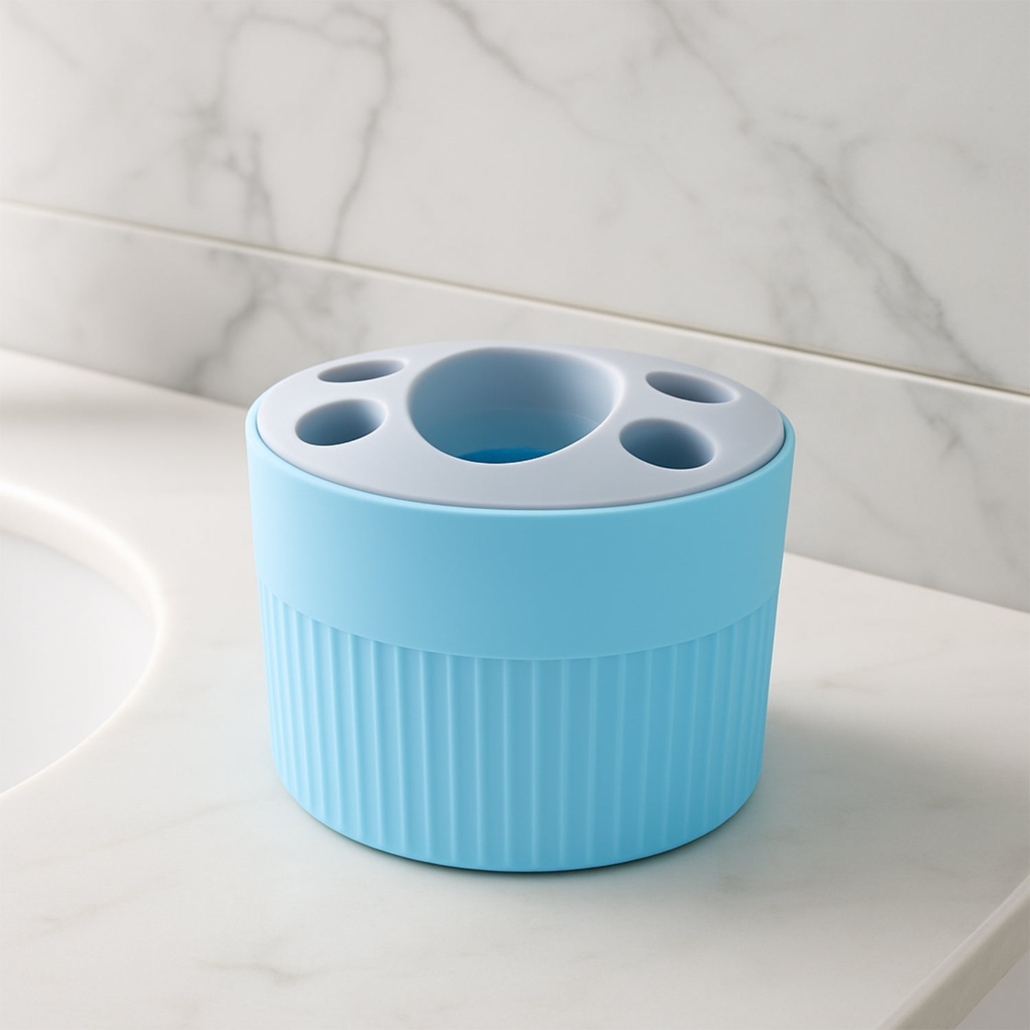 Multipurpose bathroom organizer stand