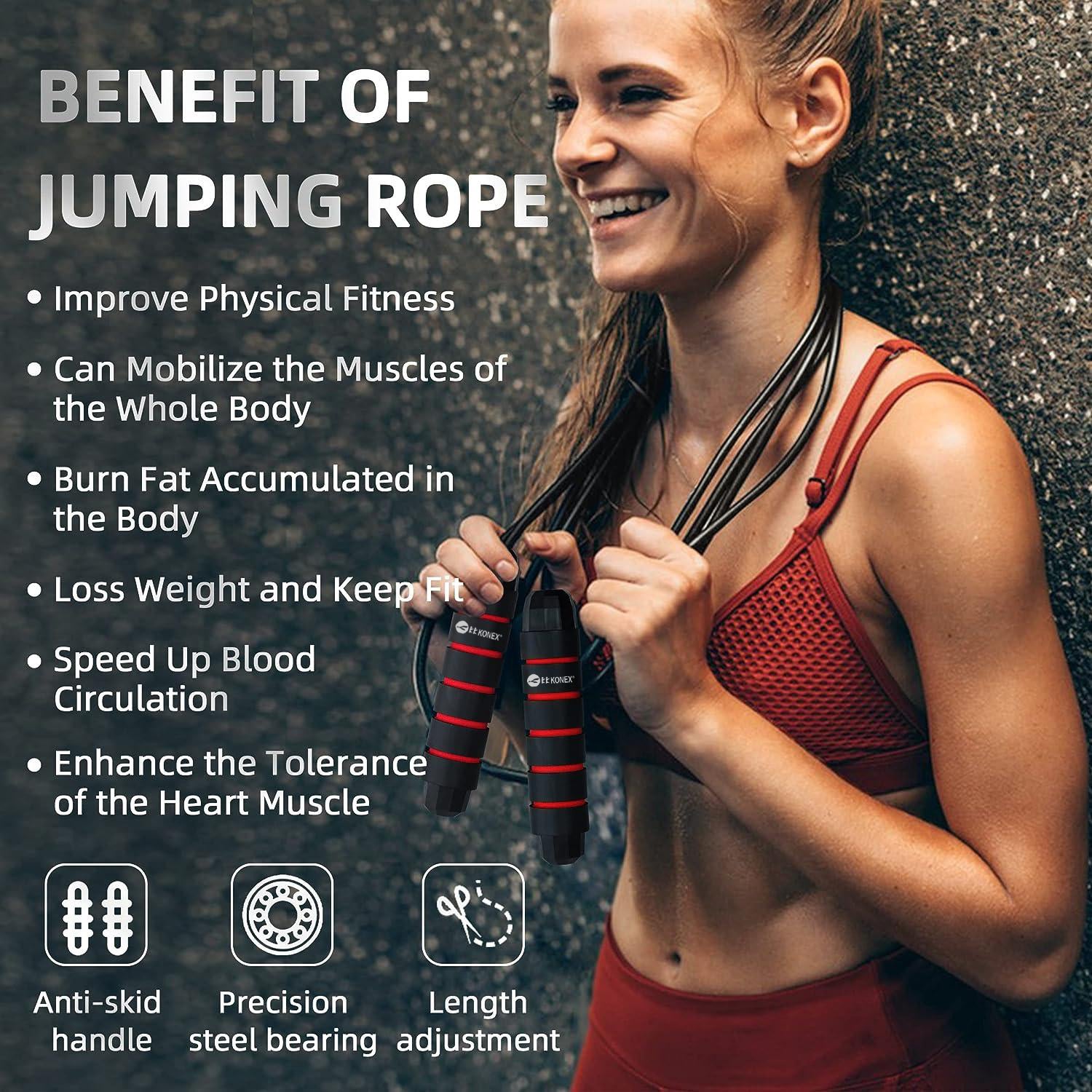 High-Speed Skipping Rope with Foam Handles â€“ 3 Meter