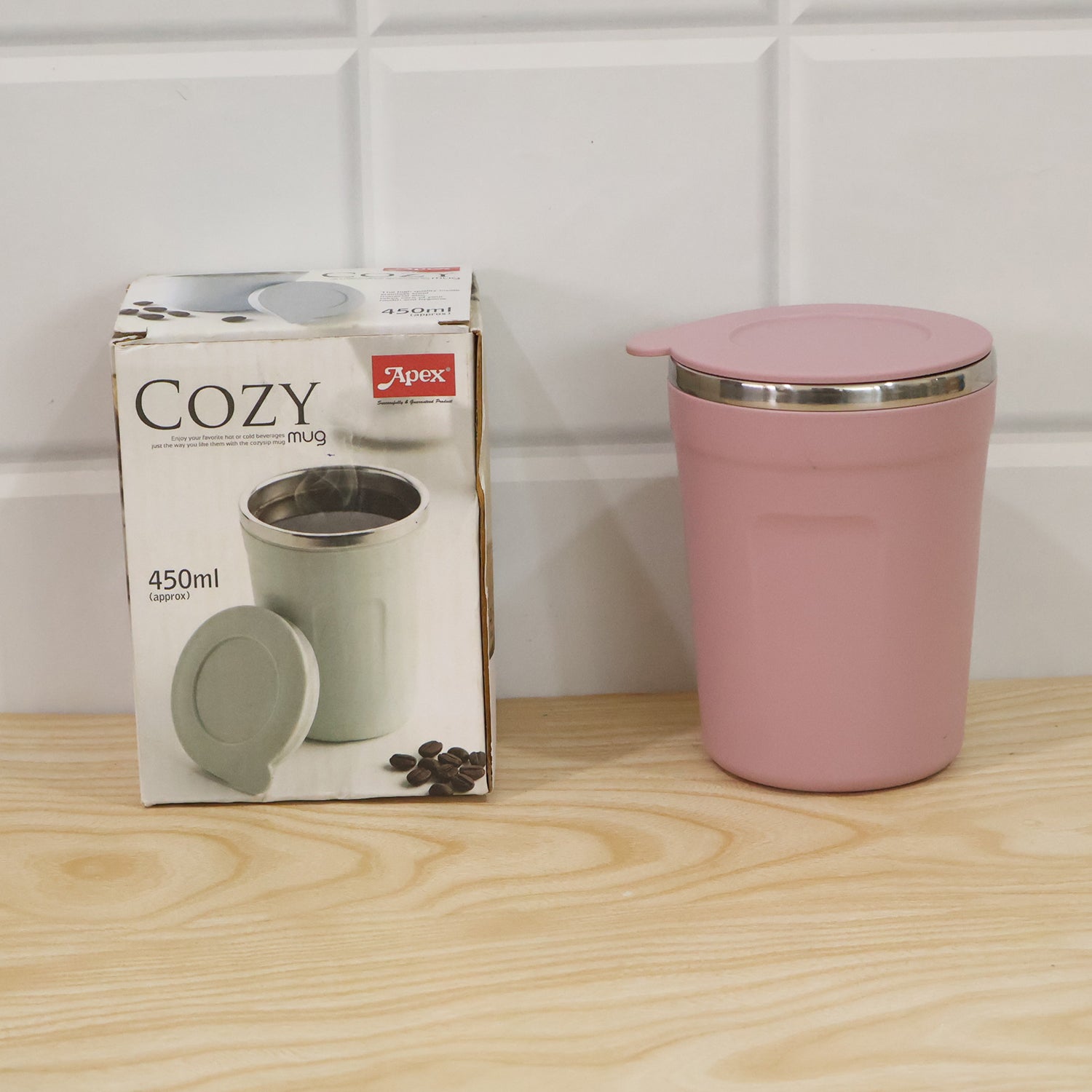 Live photo of Apex Cozy 450 ml coffee mug