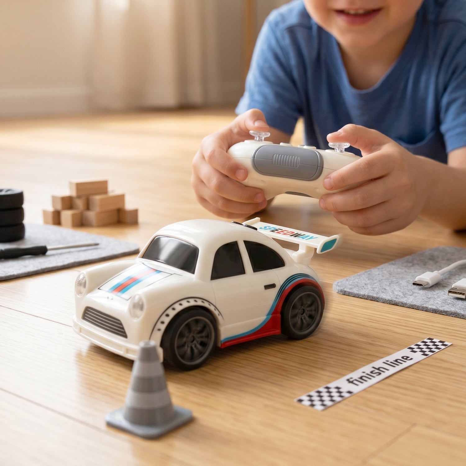 Rechargeable remote car kids