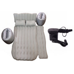 Portable Car Air Mattress Bed Set with 2 Pillows and Air Pump