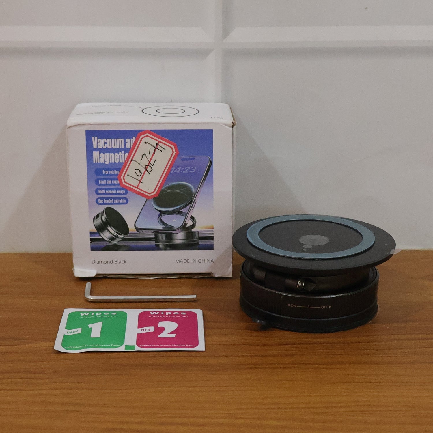 360° Rotatable Magnetic Mobile Phone Holder Stand (1 Pc)