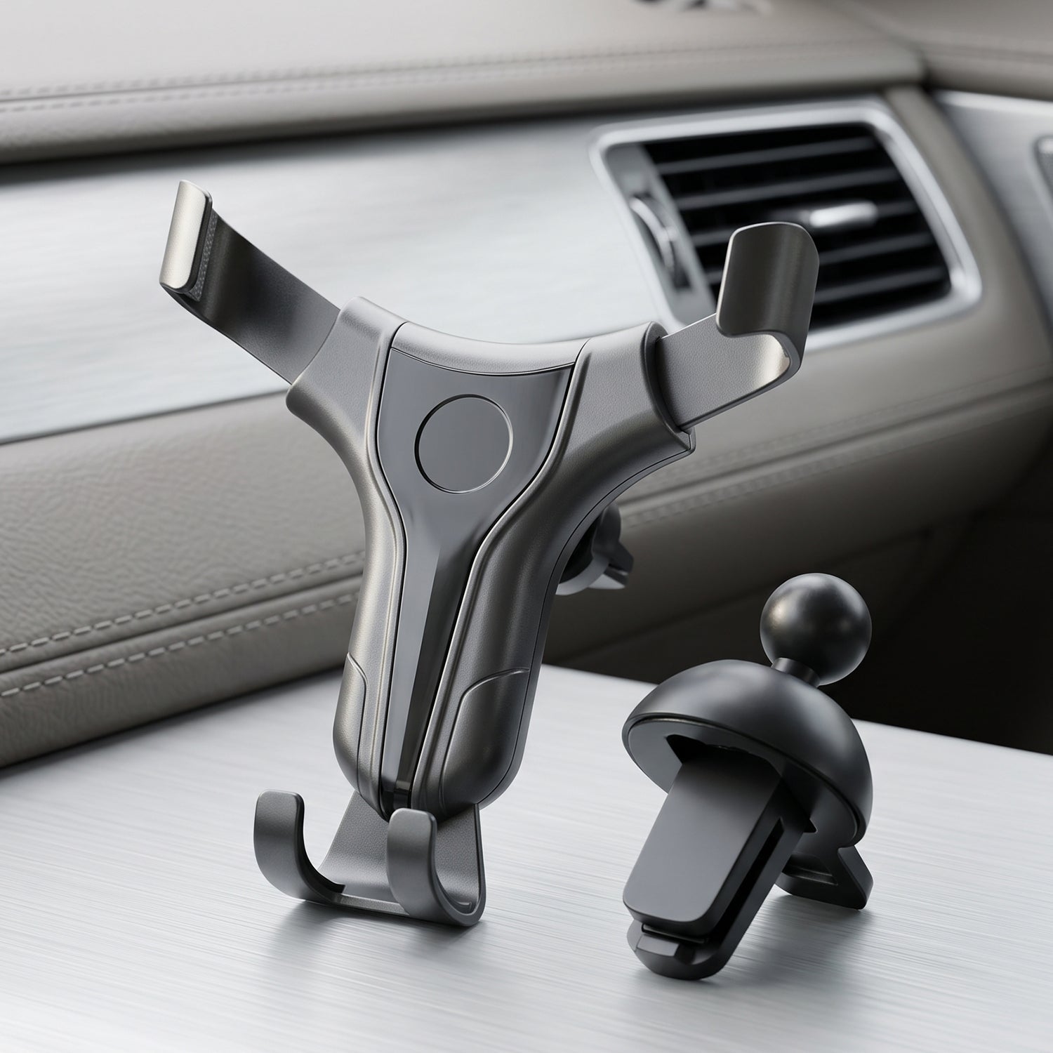 Universal Car Air Vent Mobile Phone Holder Mount Gravity Auto Lock (1 Pc)