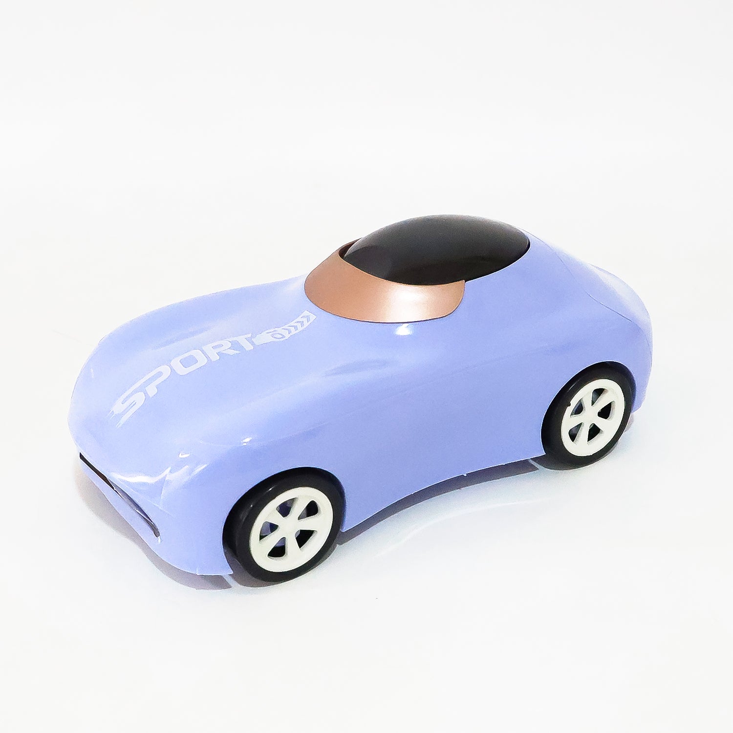Car Shape Water Bottle with Built-in Straw 280ml (1 Pc)