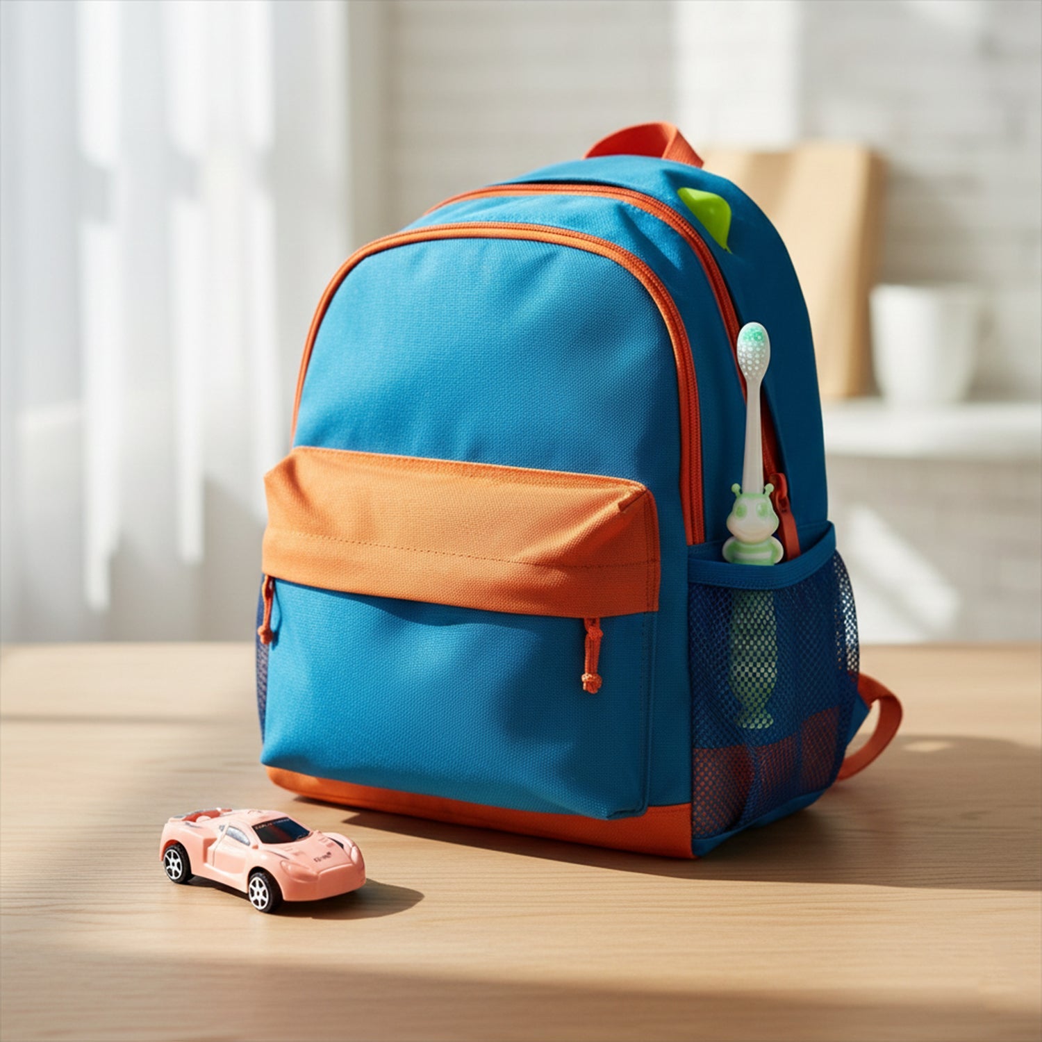 Kids Toothbrush and Car Toy Set