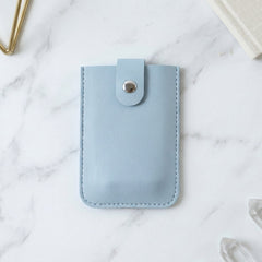 Cards fanning out from the pull out card holder