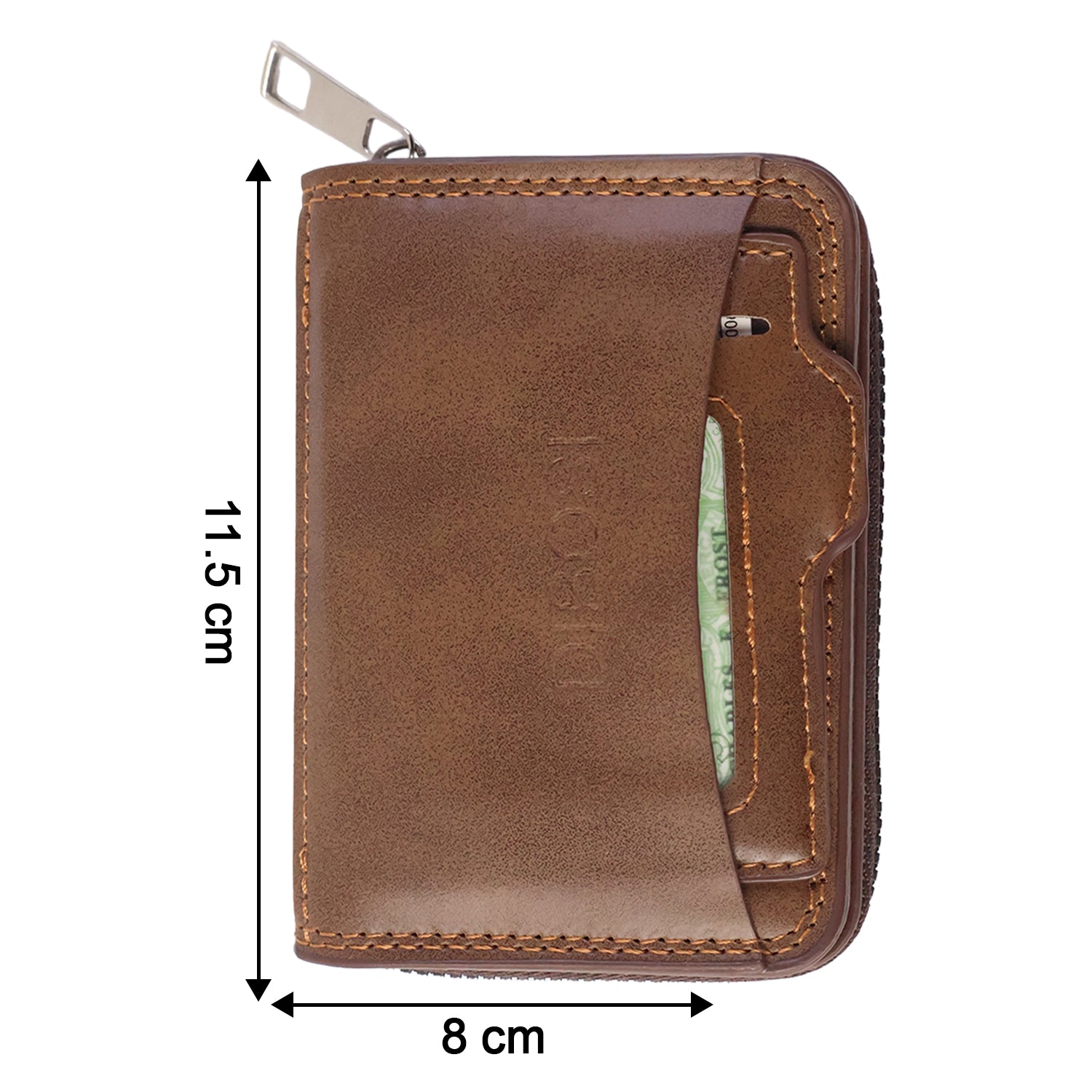 Premium Multipurpose Zip Closure Card Holder Wallet (1 Pc)