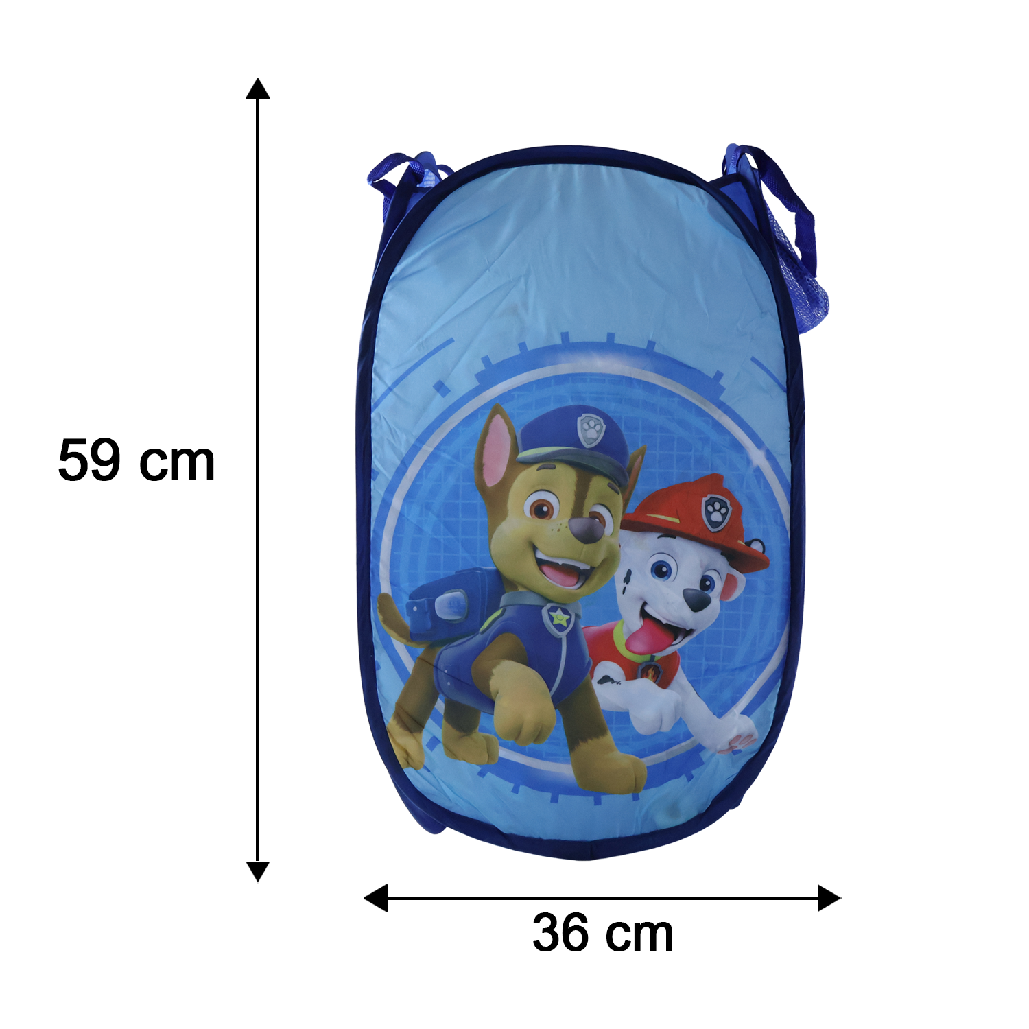 Kids Cartoon Foldable Laundry Basket Toy Storage Hamper (1 Pc, 34x59cm)