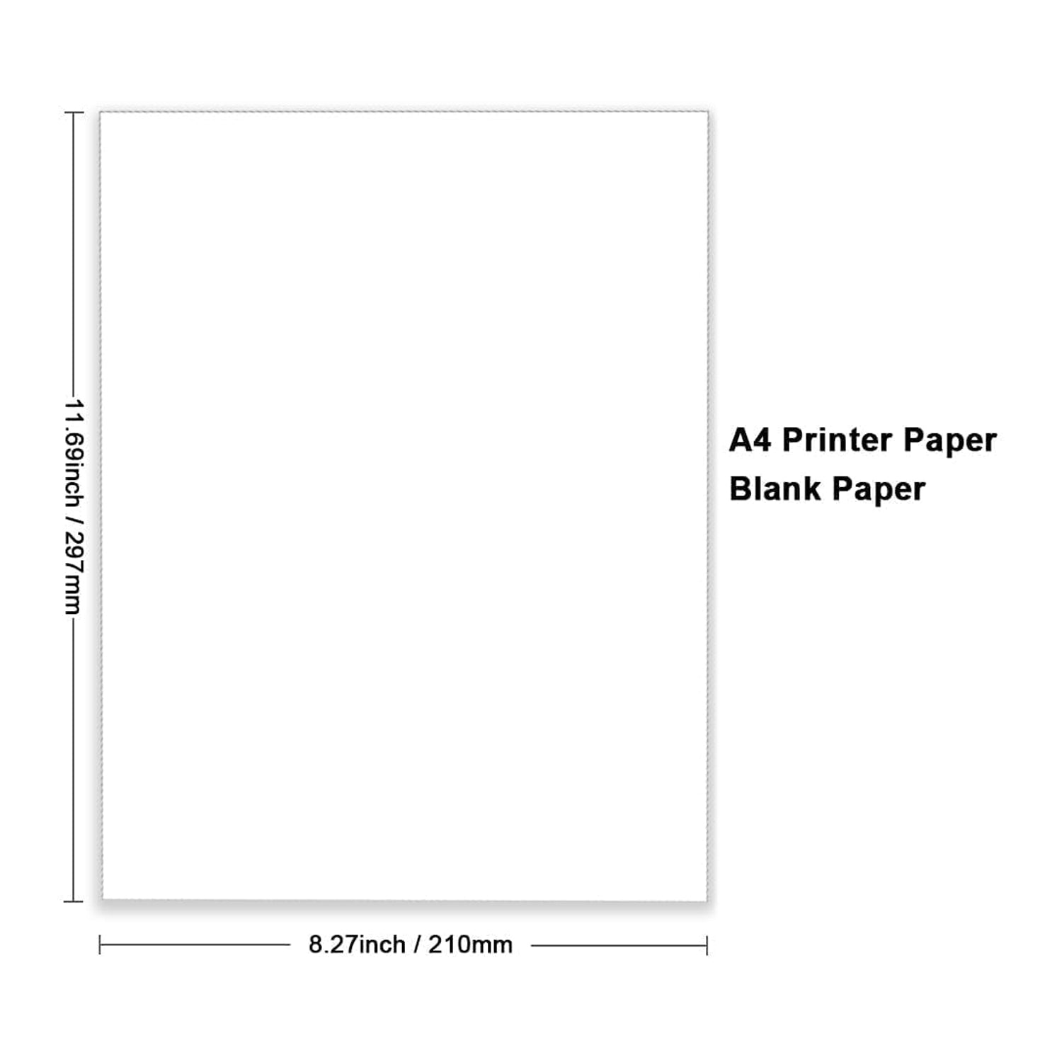 500 Sheets A4 Size Multipurpose Copier Paper â€“ 70 GSM High Bright White Printing Paper