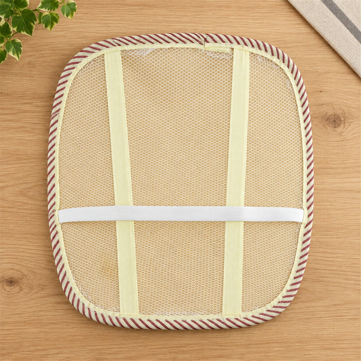 Backrest cover strap detail