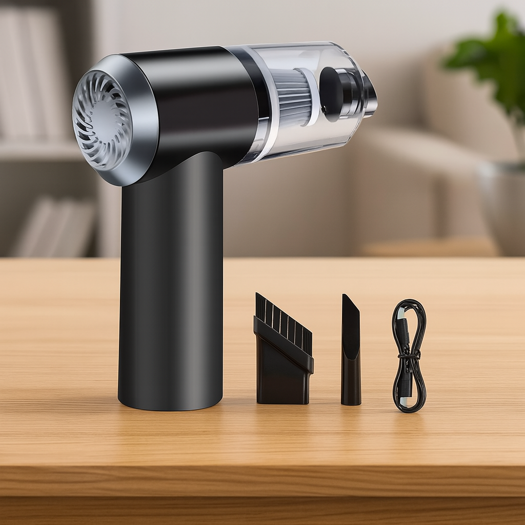 2-in-1 wireless handheld vacuum cleaner angled view
