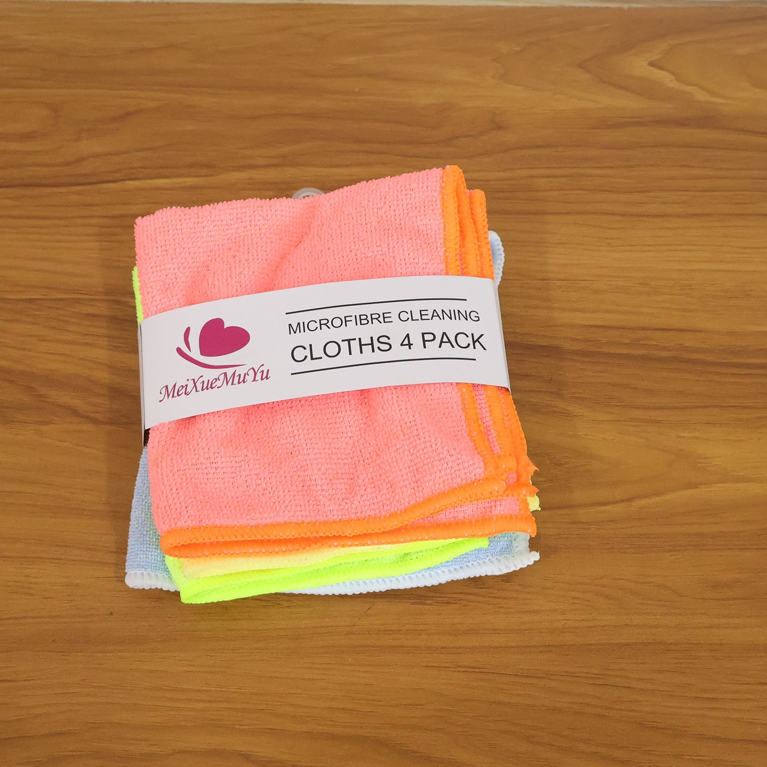 Multi-Purpose Microfiber Cleaning Cloth Set (4 Pc, 29x30 Cm)