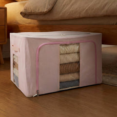 Foldable Fabric Clothes Storage Organizer Box (33 × 49 CM, 1 Pc)
