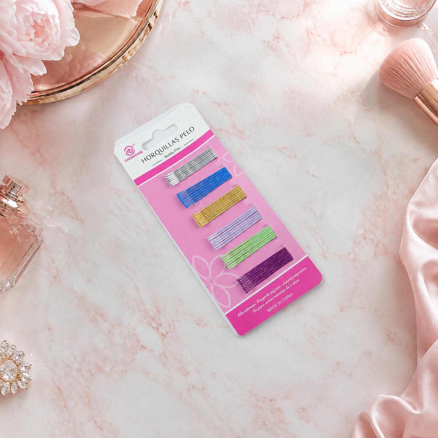 Glitter pins feature view