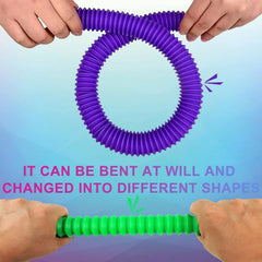 Bendable tube fidget toy for stress relief