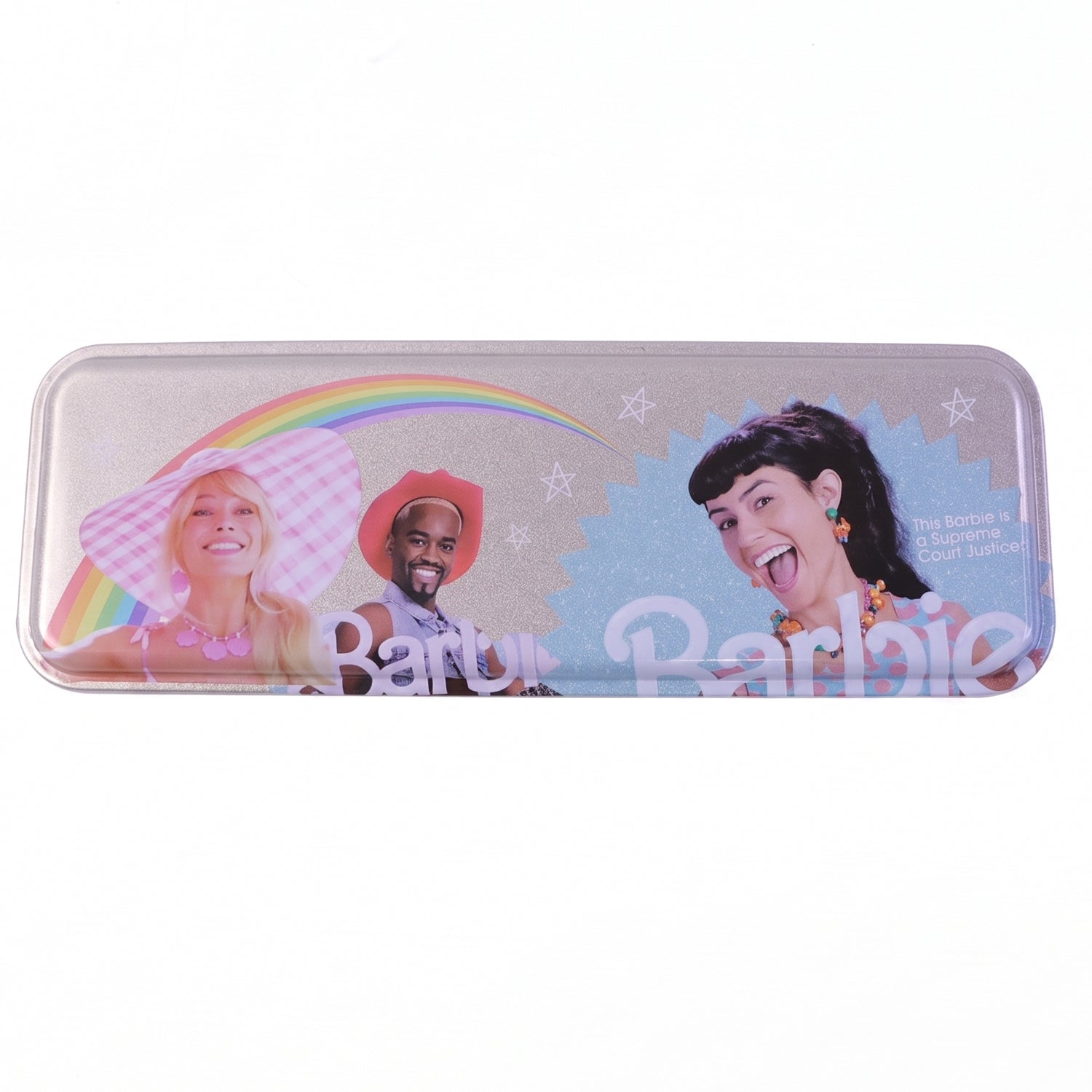 strong metal school pencil box storage container