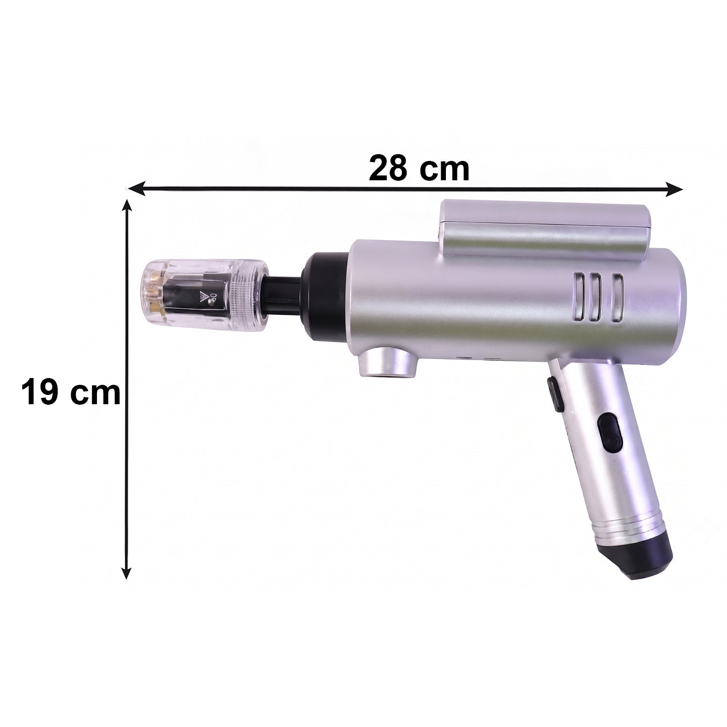 Compact cordless pressure washer gun for outdoor cleaning tasks