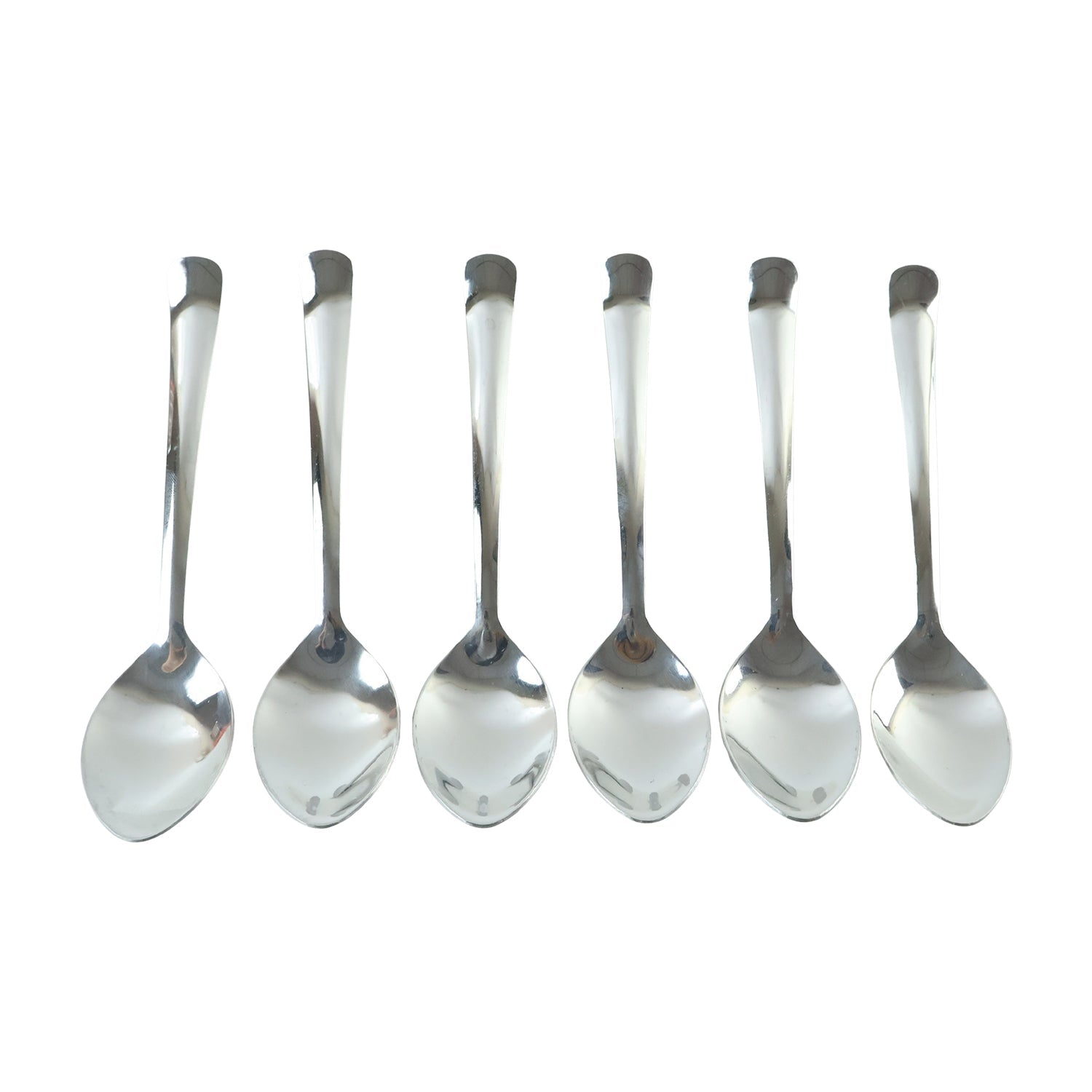 Apex dessert spoon set on white background