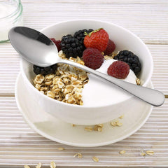 Close up of the deep spoon bowl