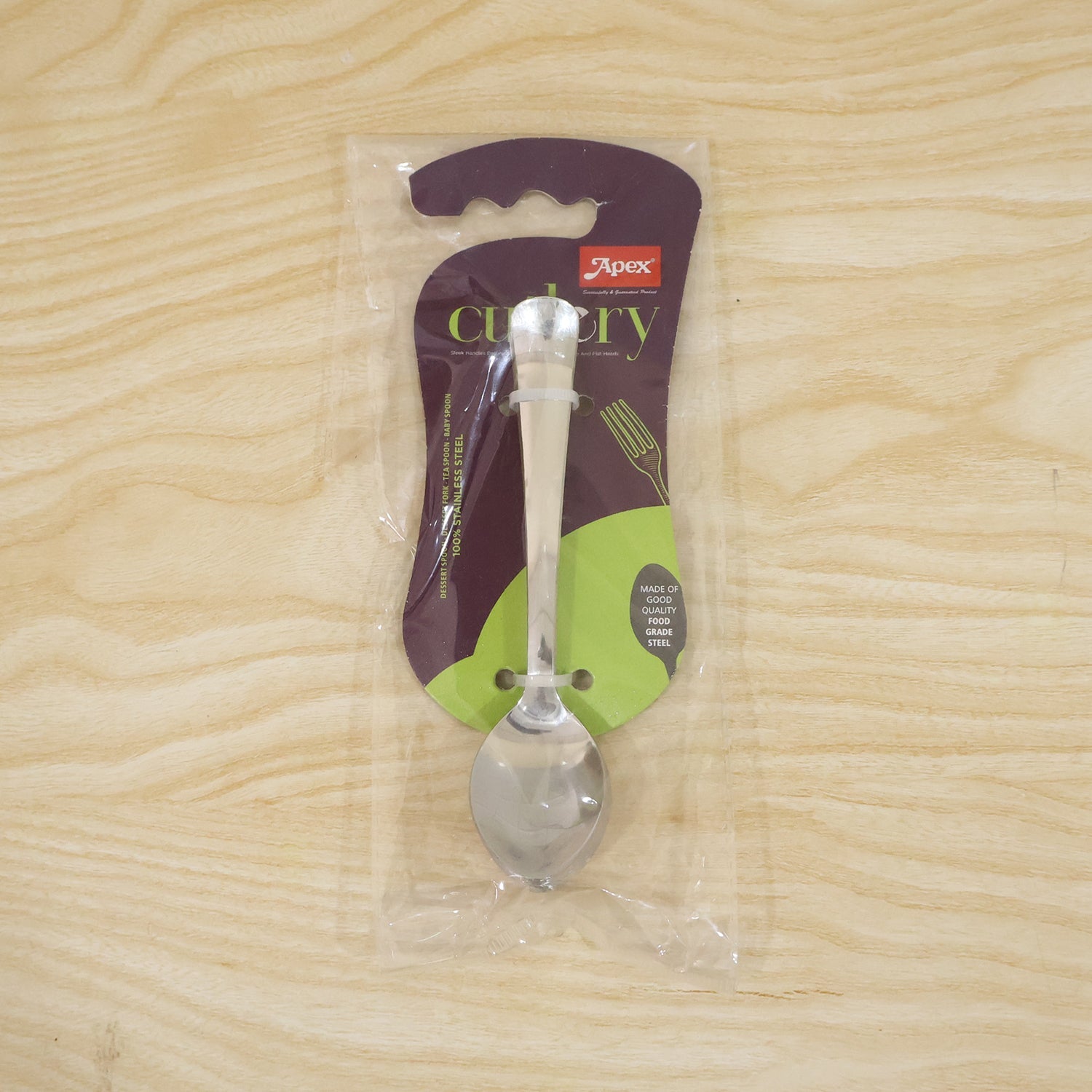 Live photo of Apex 6 piece tea spoon set