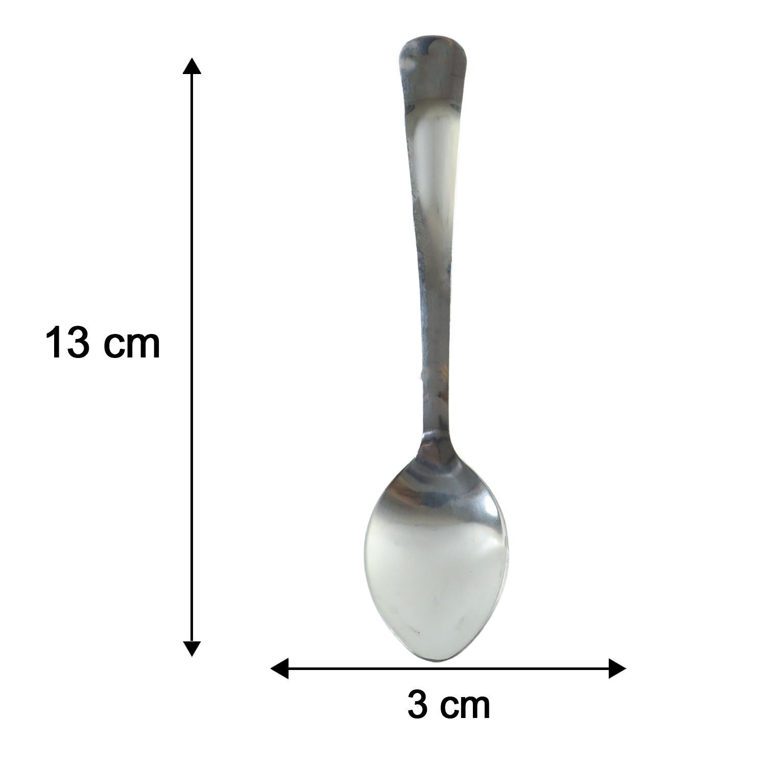 Tea spoon length and size details
