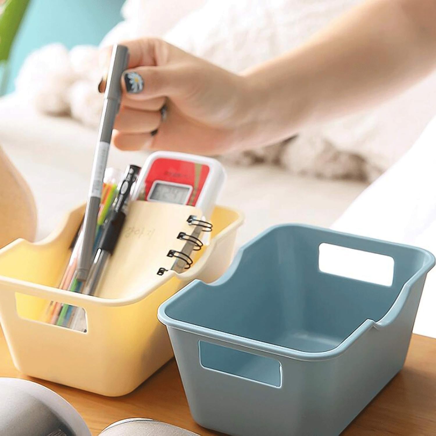 Multi-Purpose Storage Basket Organizer (15 x 10.5 cm, 4 Pc)