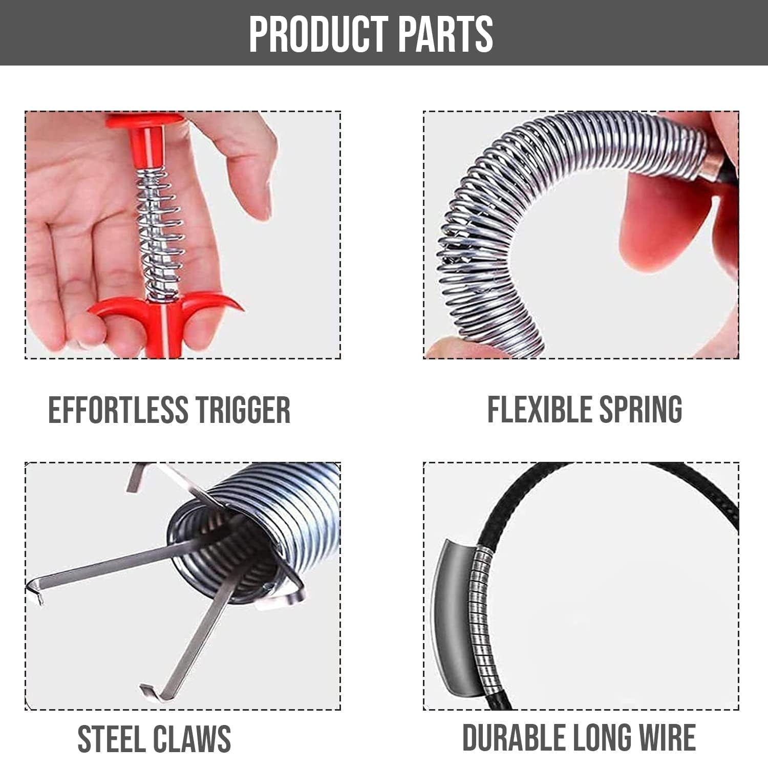 Trigger handle opening and closing the claw