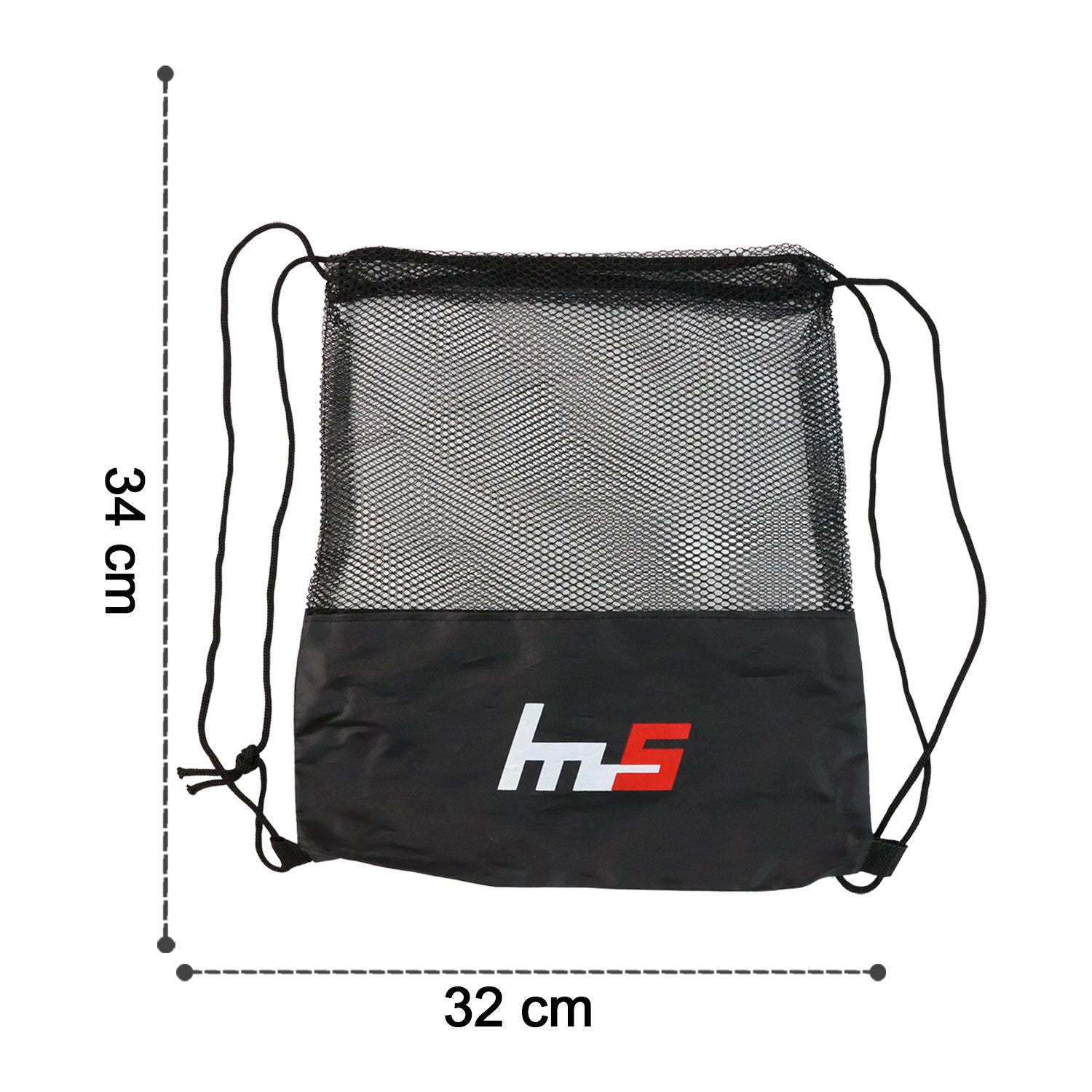 Mesh Drawstring Gym Sack – Breathable Sports Backpack (1 Pc)