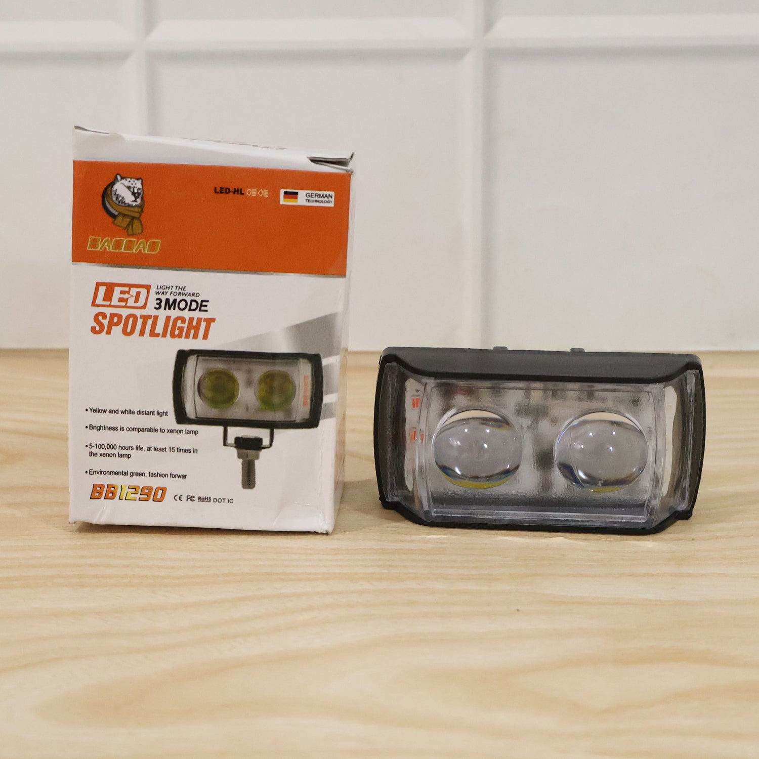 3 Mode LED Fog Light Ultra Mini Dual Lens for Vehicle Safety