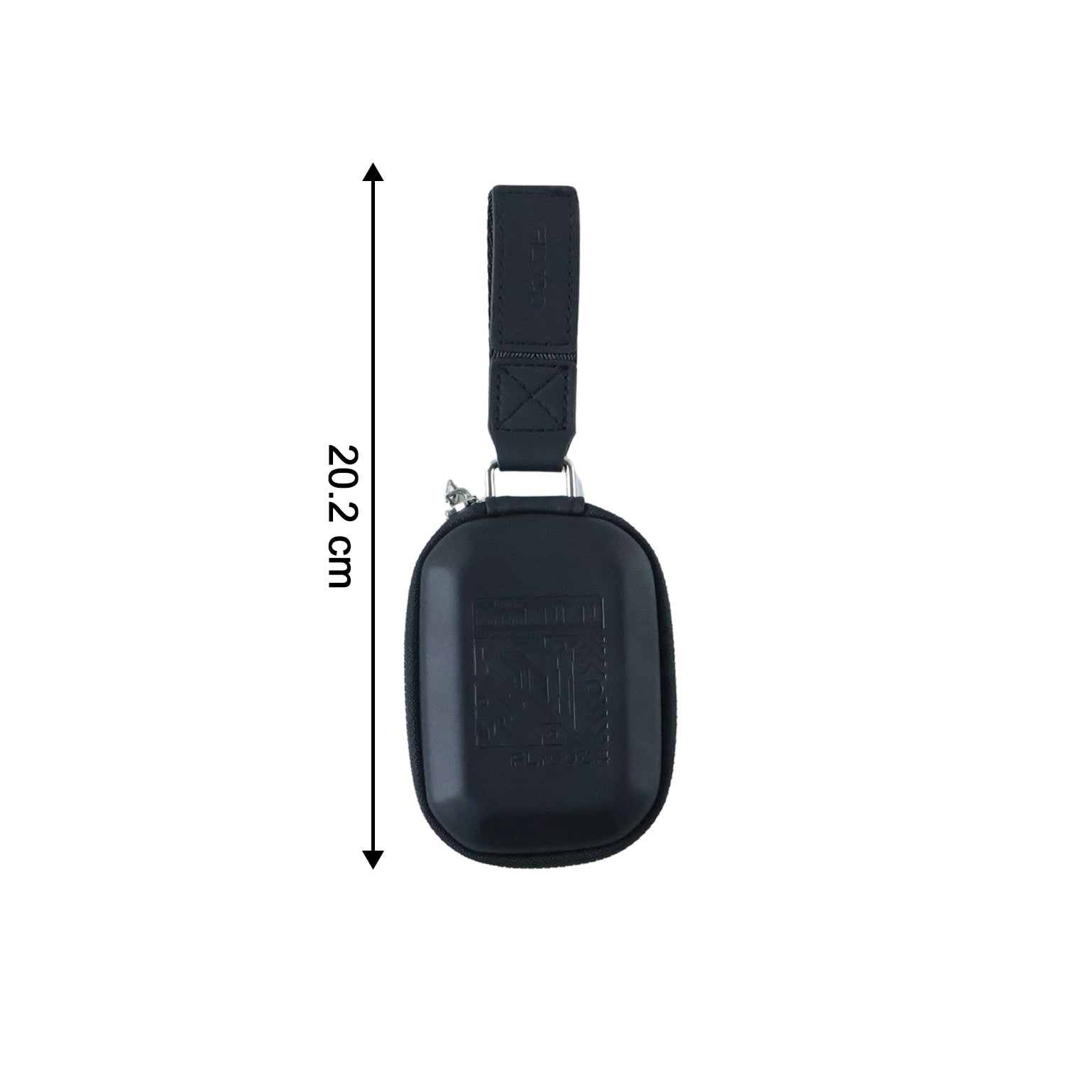 Premium Hard Shell Earphone Carrying Case with Zipper Closure