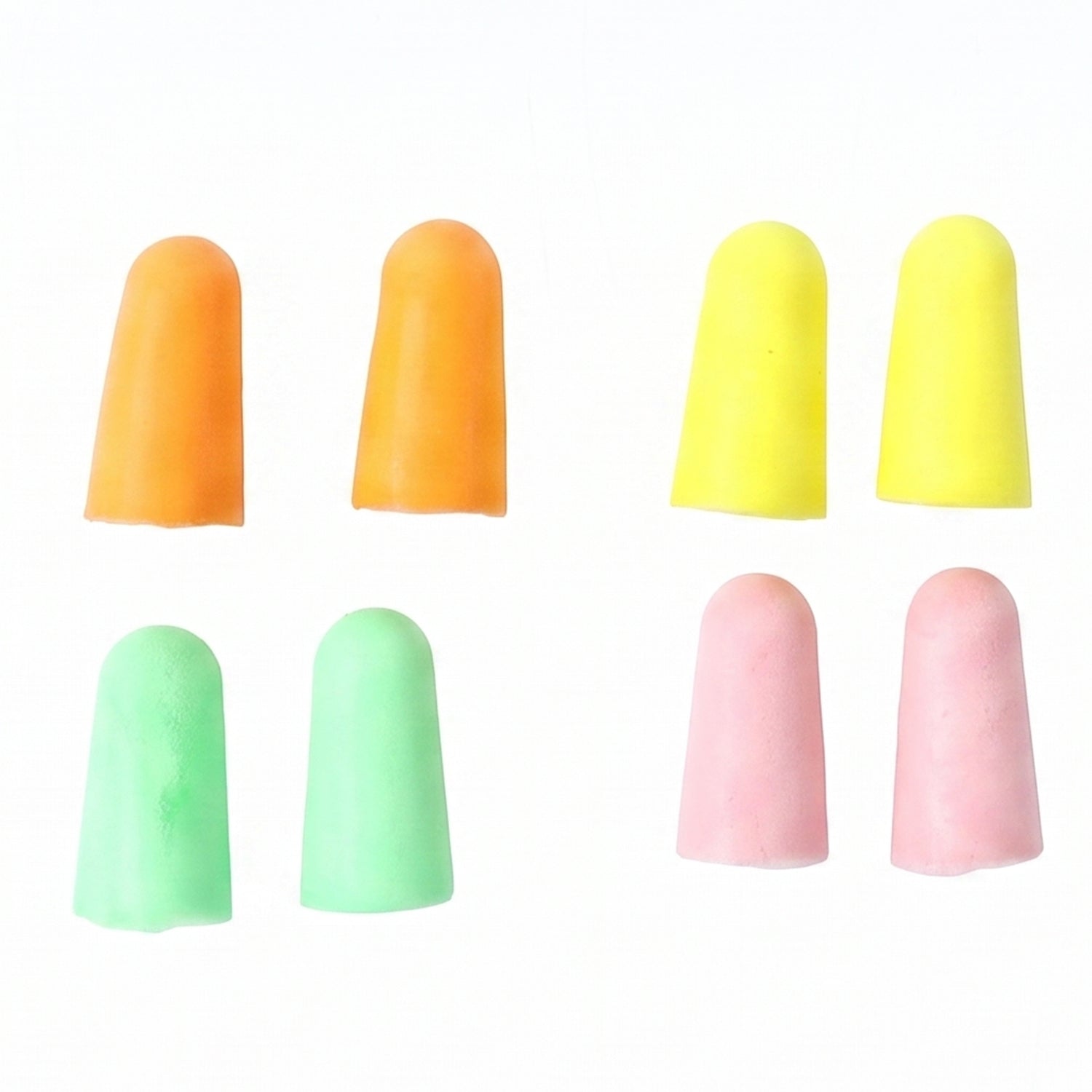 Soft foam earplugs stored in compact case