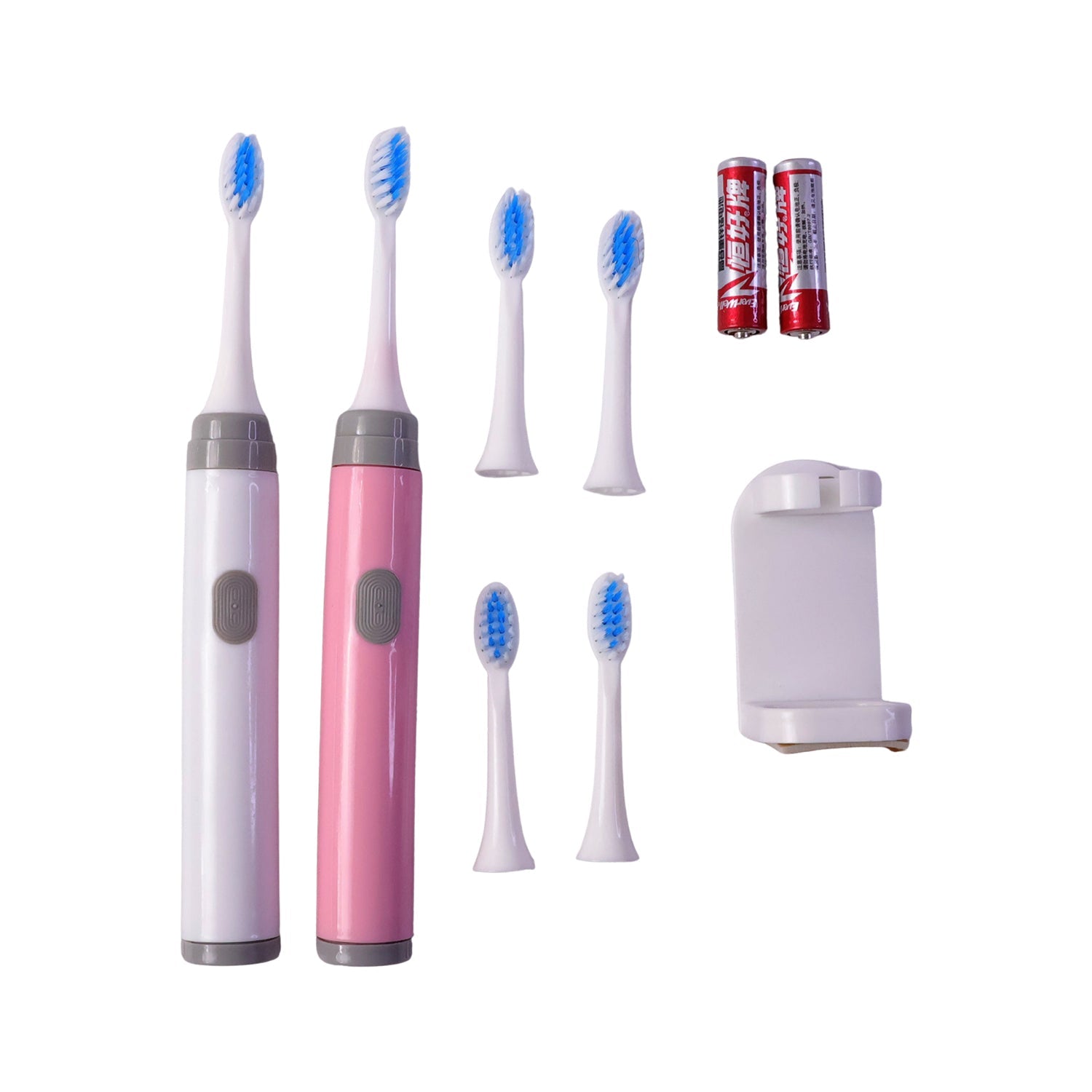 Kids Electric Toothbrush Set with Multiple Replacement Brush Heads (1 Set)